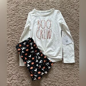 Rae Dunn Boo Crew Halloween Outfit size 5/6